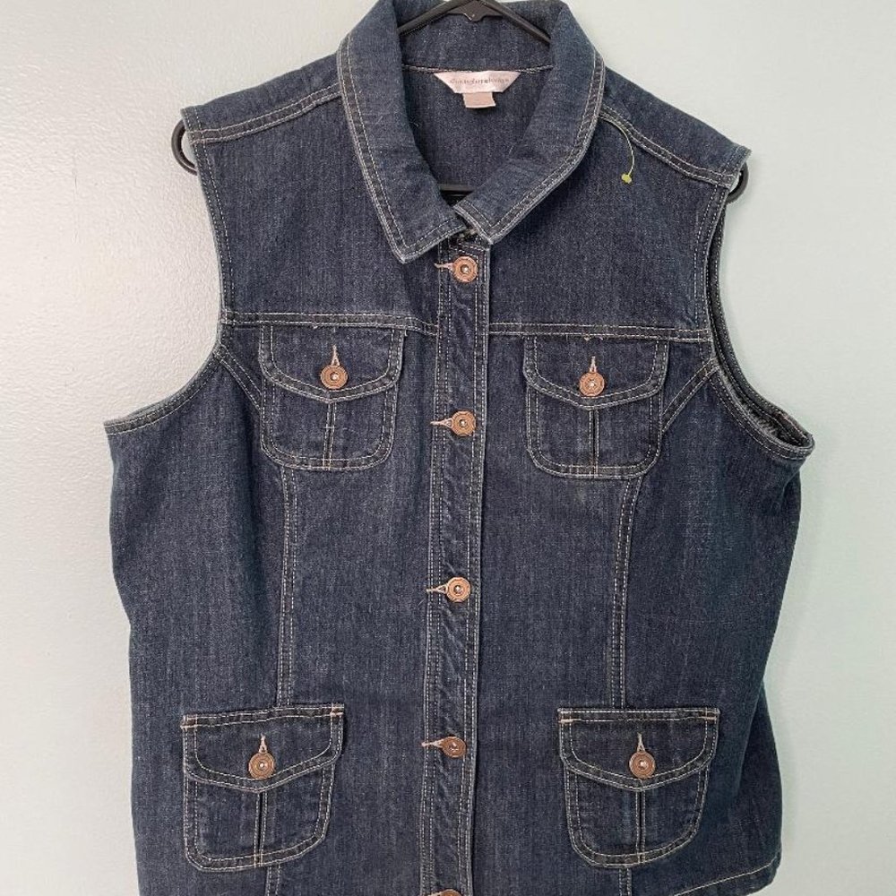 Women's Denim Vest XL
